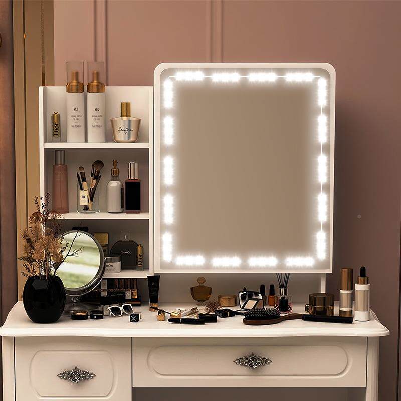 镜前化妆镜补光灯带免自粘梳妆卫生间浴e室专用安台75455装高亮ld