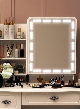 镜前化妆镜补光灯带免自粘梳妆卫生间浴e室专用安台75455装高亮ld
