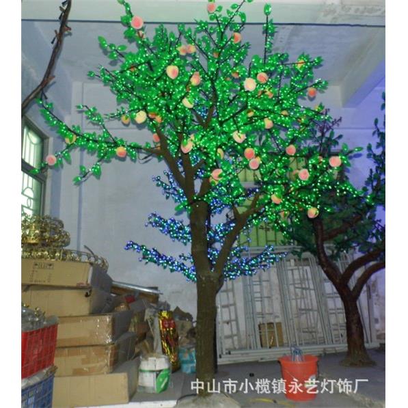 3.5米装饰灯树LED仿真树婚庆陈美发光树公园花园酒店装饰桃花树灯