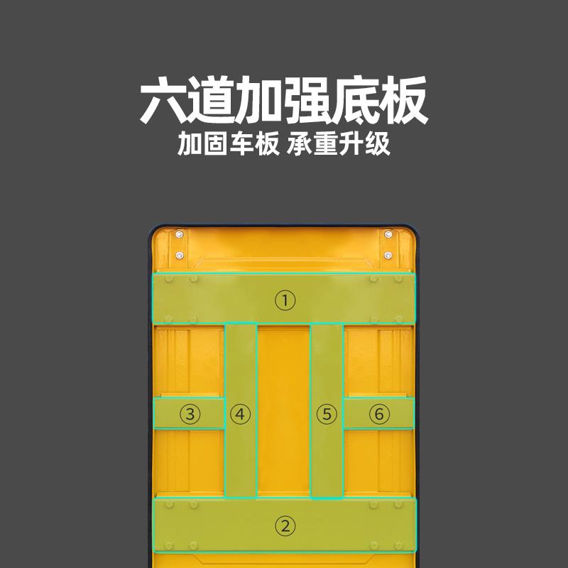 手推车平板车搬运车拉货家用便携四轮拖车折叠小推车拉货轻便伸缩