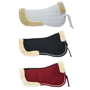 马具出口品质马术平衡垫仿羊毛鞍垫英式马鞍垫减震厚实