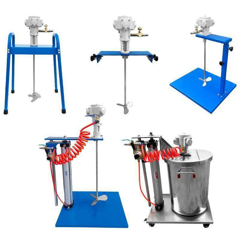 气动搅拌机搅拌器小型5加仑自动升降支架吨桶油漆涂料液体手持式