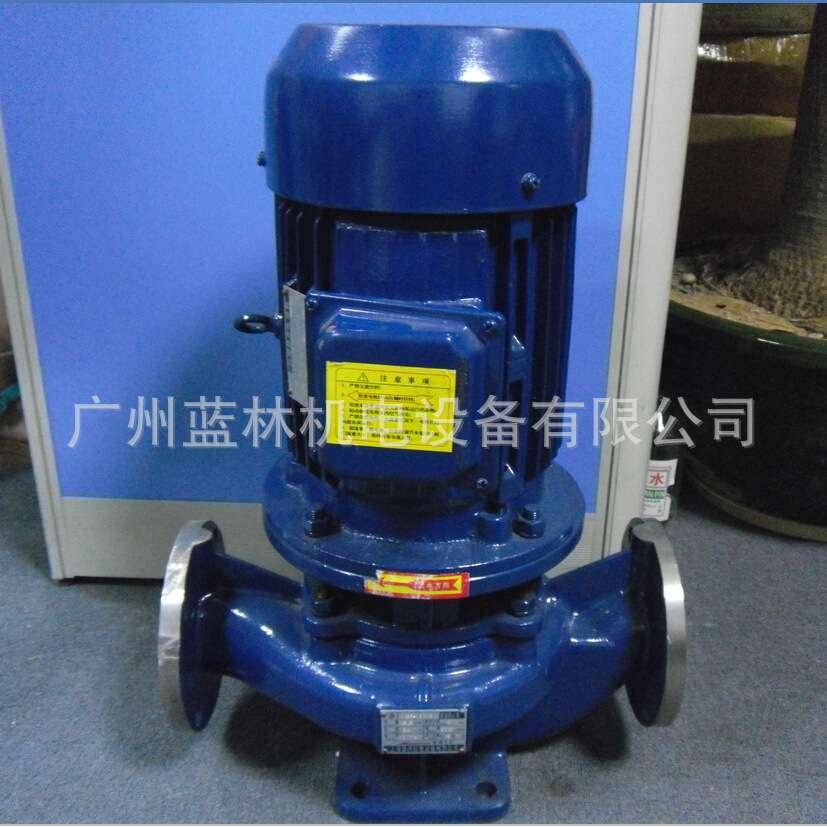 不锈钢立式管道泵 IHG65-200(I)A 11KW不锈钢耐腐蚀单级管道泵