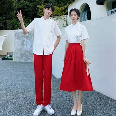 速发运初会学院赛班服套装动高中生五四青年中山装朗诵比风合唱演