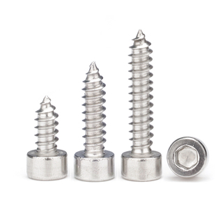 速发攻六不锈钢内4角自0螺钉圆柱头螺丝钉杯头尖尾螺丝1.74M5M6