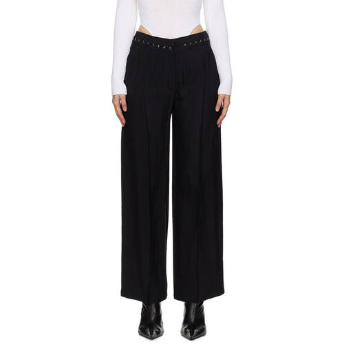Mugler 穆勒 女士 长裤 Mugler 黑色 Hook  Eye