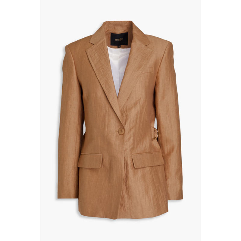 Maje 女士 夹克 皱褶斜纹西装外套
