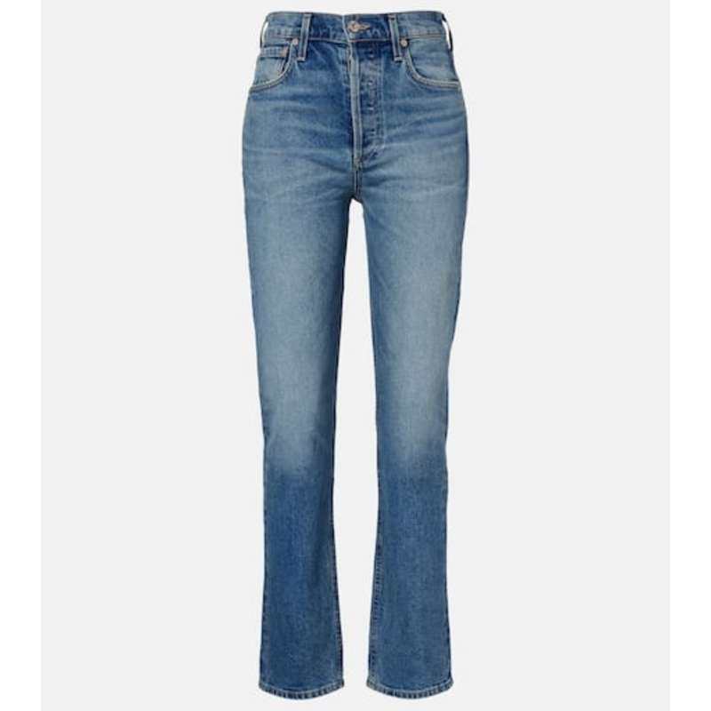 Citizens of Humanity 女士 牛仔长裤 Blaine 高腰直筒牛仔裤