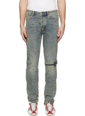 Ksubi 男士 牛仔长裤 蓝色 Chitch Stage Dive Caged 牛仔裤