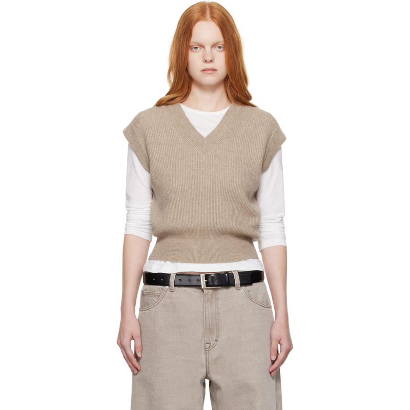 Guest In Residence 女士 上衣 灰褐色马甲