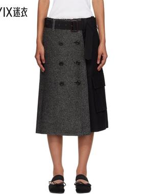 Andersson Bell 女款黑色 Whitney Trench Pleats 半身裙 迷衣时