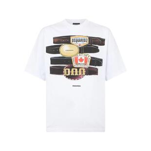 D二次方 DSQUARED2 男士 T恤 图形印花 SS26 DSquared2