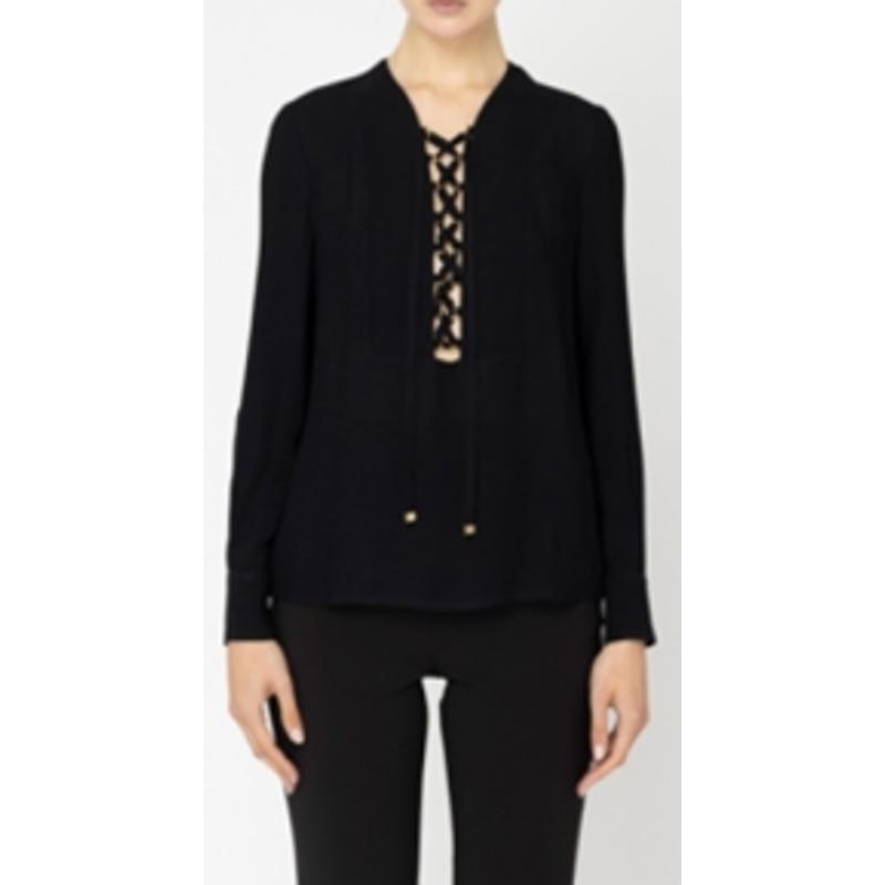 Elisabetta Franchi 女士 SS25 衬衫 乔其纱蕾丝衬衫