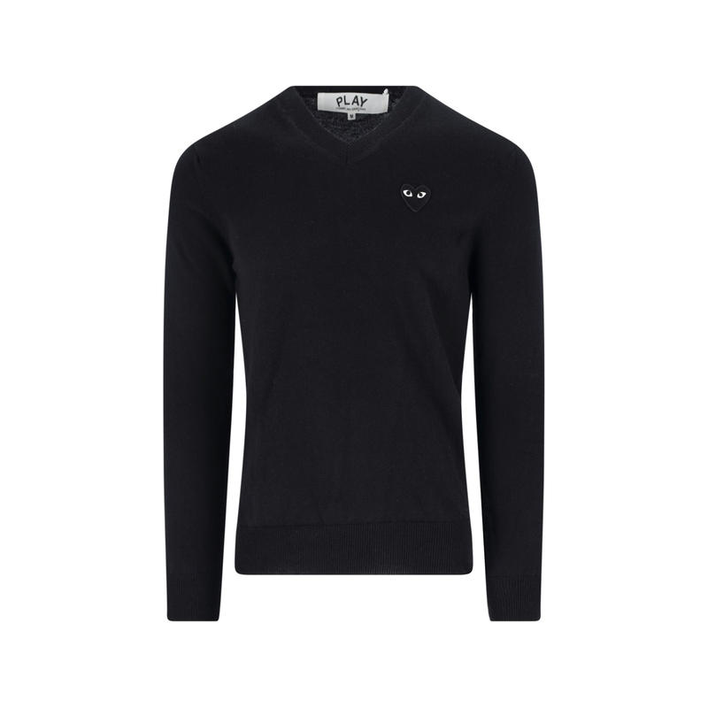 Comme Des Garcons Play 中性（成人） FW25 毛衣 黑色毛线衫