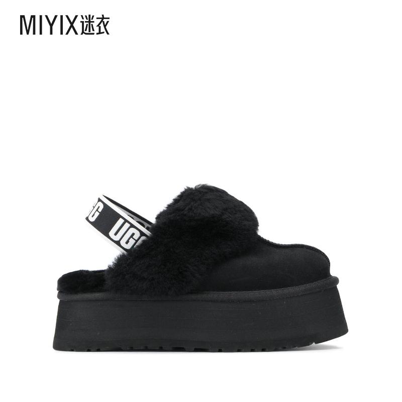 UGG Australia 女款UGG Funkette 厚底穆勒鞋 迷衣时尚