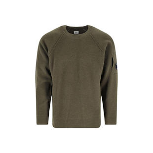 Company 绿色毛线衫 男士 毛衣 FW25 C.P.
