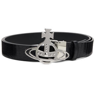 腰带 男士 黑色 Line Buckle Vivienne Orb Westwood西太后