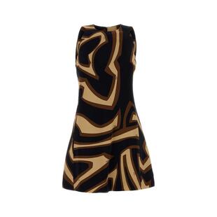 PUCCI 女士秋冬新品 短款连衣裙 Labirinto 印花 A 字迷你連身裙