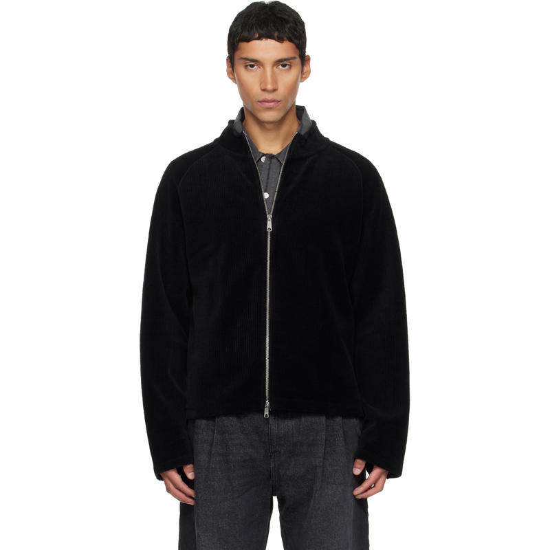 Mfpen 男士 卫衣 黑色 Leisure Zip Up 夹克
