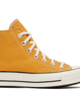 Converse匡威男士 运动鞋 黄色 Chuck 70 高帮运动鞋