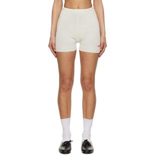 Bode 女士 短裤 灰白色 Meringue 短裤