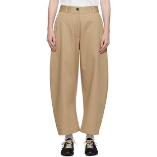 Studio Nicholson 女士 长裤 黄褐色 Chalco Twill 长裤