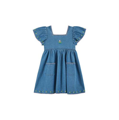 EMILE  IDA 婴儿 SS26 连衣裙 VESTITO CON FIORE 童装