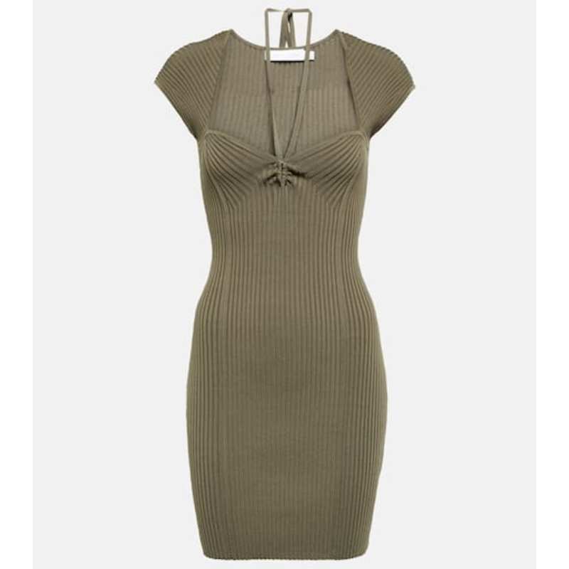 SIMKHAI 女士 中长连衣裙 Dylan 罗纹针织中长连衣裙