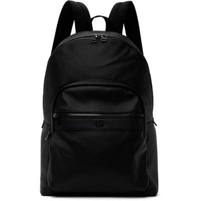 Hugo 雨果 男士 双肩包 黑色 Hardware Faux-Leather