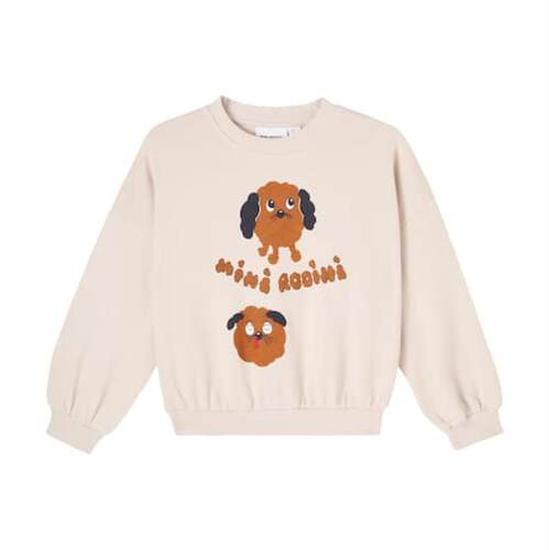 Mini Rodini 中性（儿童） 卫衣 Doggies 印花棉质童装