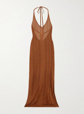 DONDE ESTEBAN 女士 中长连衣裙 Guayabera 洞眼针织长款连衣裙