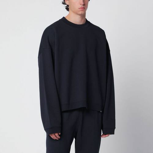 Represent 男士 FW26 卫衣 MIDNIGHT 海军蓝棉质圆领运动衫