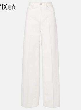 Totême 女款高腰阔腿牛仔裤 迷衣时尚