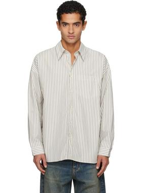 SUNFLOWER 男士 衬衫 白色  卡其色 Stable 衬衫