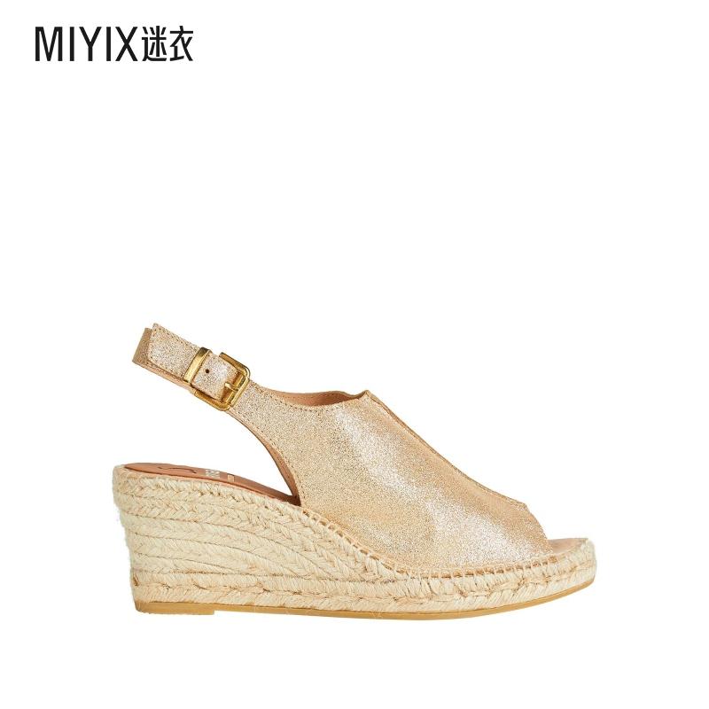 Kanna 女士帆布面凉鞋 迷衣时尚