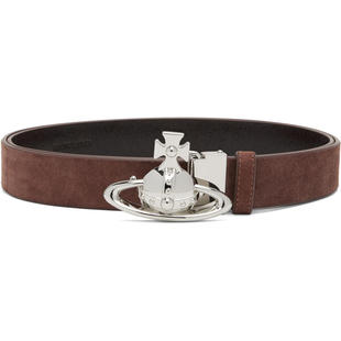 Westwood Orb 男士 棕色 Buckle 腰带 Vivienne