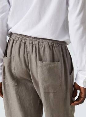 Fedeli 男士 长裤 Bonifacio 亚麻锥形