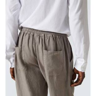 Fedeli 男士 长裤 Bonifacio 亚麻锥形