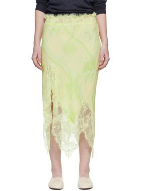 Collina Strada 女士 中长裙 黄色 Waterlily 半身裙