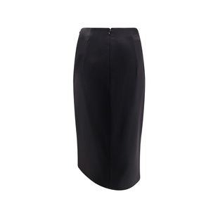 女款 Franchi 早秋新品 不对称粘胶纤维羊毛半身裙 Elisabetta