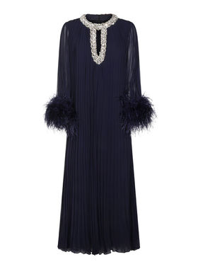 Self-Portrait 女士 SS26 连衣裙 RS26510MNNAVY 连衣裙