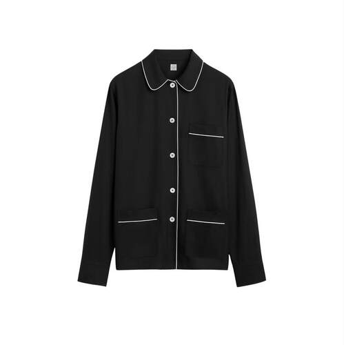 Totême 女士 FW26 衬衫 TOTEME 黑色