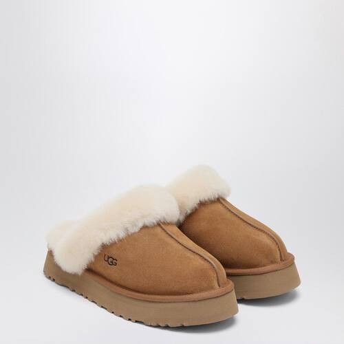 UGG Australia 女士 FW25 凉拖 DISQUETTE 栗色便鞋