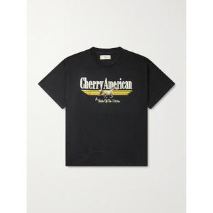 Cherry Los Angeles 男士 衬衫 Coast to Coast 印花棉针织T恤