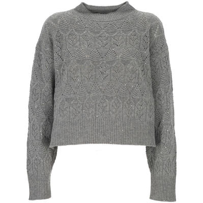 Lorena Antoniazzi 女士 FW26 毛衣 Medium/grey 毛线衫