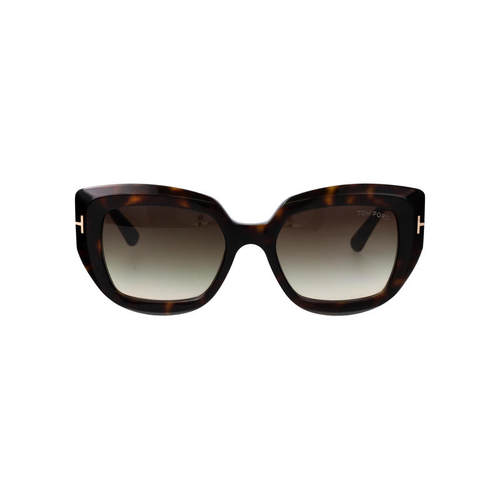 Tom Ford 汤姆·福特 女士 SS25 太阳镜 雪茄色绿色醋纤太阳眼镜