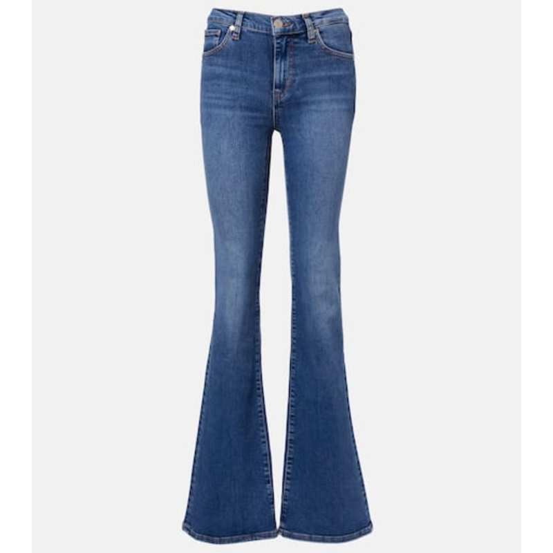 FRAME 女士 牛仔长裤 Icon 长款中腰喇叭牛仔裤