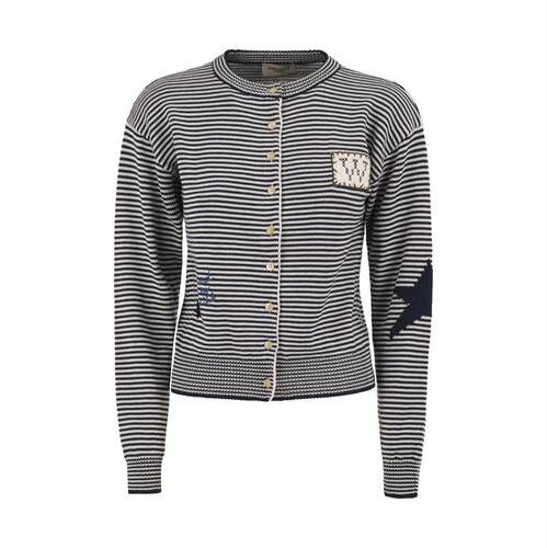 Weekend Max Mara 女士 FW26 开衫 WKDTEIERA 条纹棉质针织