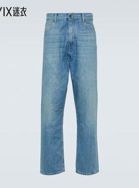 Alanui 男款Kerala 中腰直筒牛仔裤 迷衣时尚