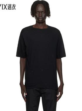 Rick Owens瑞克欧文斯 男款黑色 Concordians Brad T 恤 迷衣时尚